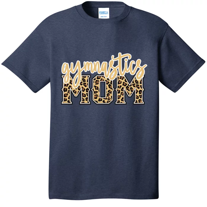 Cute Gymnastics Mom Leopard Print Gift For Lovers T-Shirt