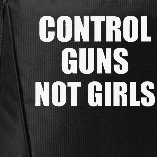 Control Guns Not City Backpack