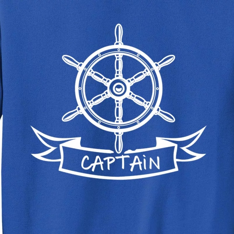 Captain Gift Nautical Themed Fathers Day Meaningful Gift Tall Sweatshirt