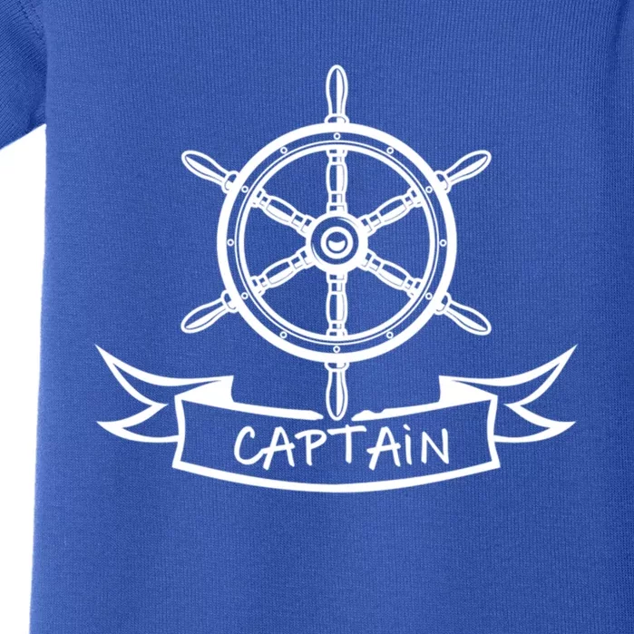 Captain Gift Nautical Themed Fathers Day Meaningful Gift Baby Bodysuit