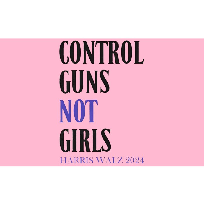 Control Guns Not Girl Rights Harris Waltz 2024 Bumper Sticker