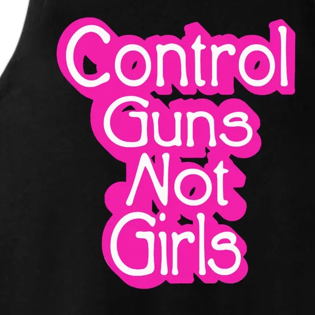 Control Guns Not Girl Ladies Tri-Blend Wicking Tank