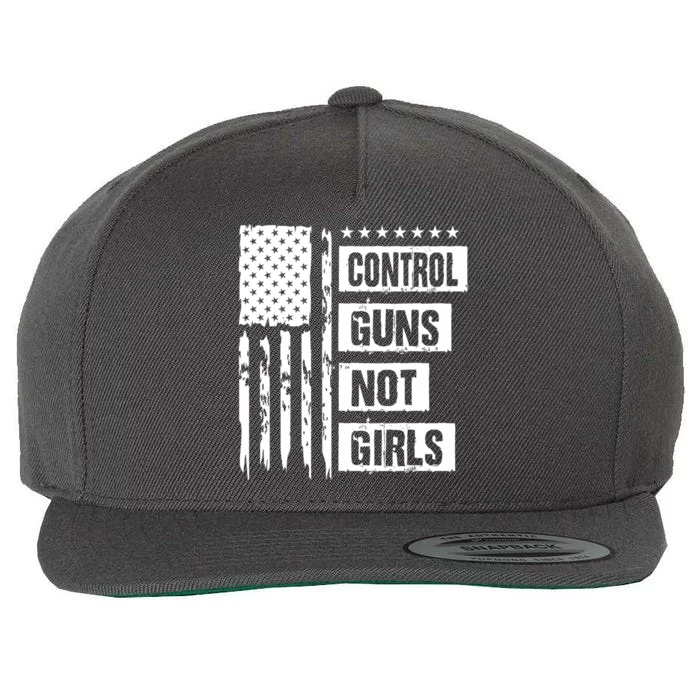 Control Guns Not Girl Voter Election Feminist Women Rights Wool Snapback Cap