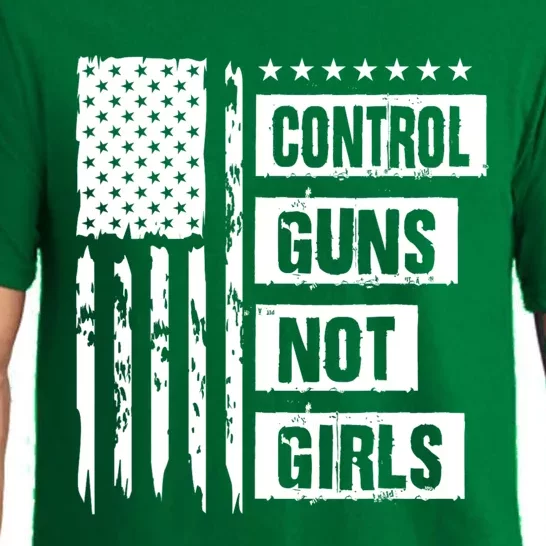 Control Guns Not Girl Voter Election Feminist Women Rights Pajama Set