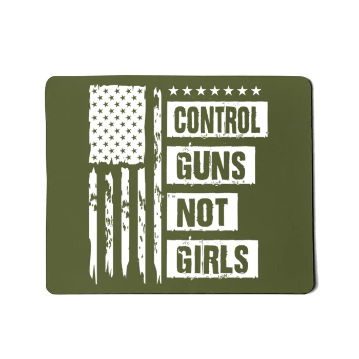 Control Guns Not Girl Voter Election Feminist Women Rights Mousepad