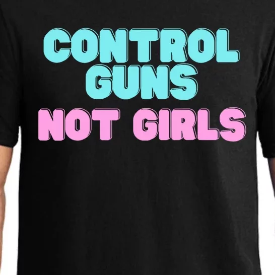 Control Guns Not Girl Voter Election Feminist Women Rights Pajama Set