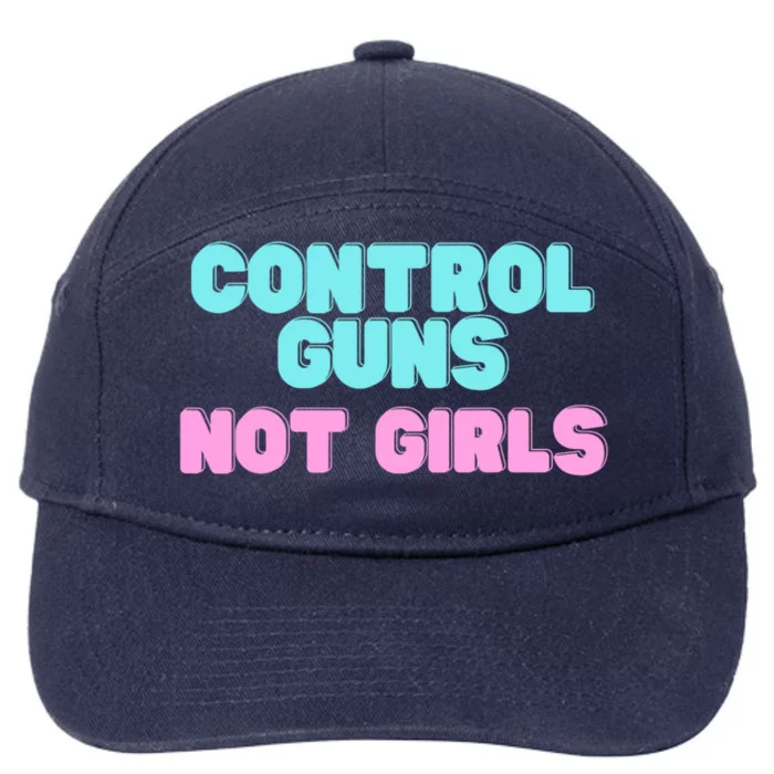 Control Guns Not Girl Voter Election Feminist Women Rights 7-Panel Snapback Hat