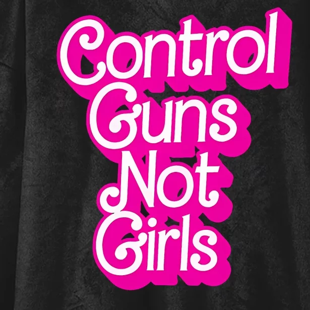 Control Guns Not Girl Rights Feminist Hooded Wearable Blanket