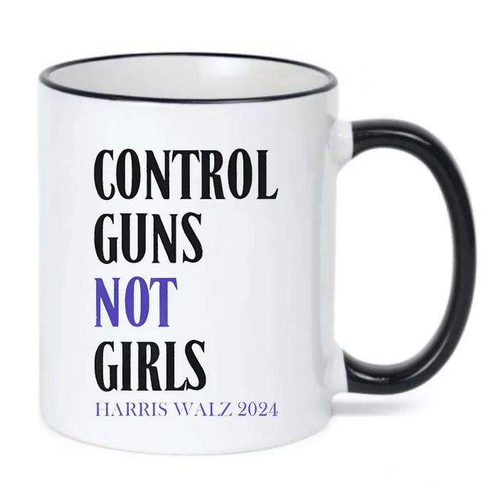 Control Guns Not Rights Harriswaltz 2024 Black Color Changing Mug