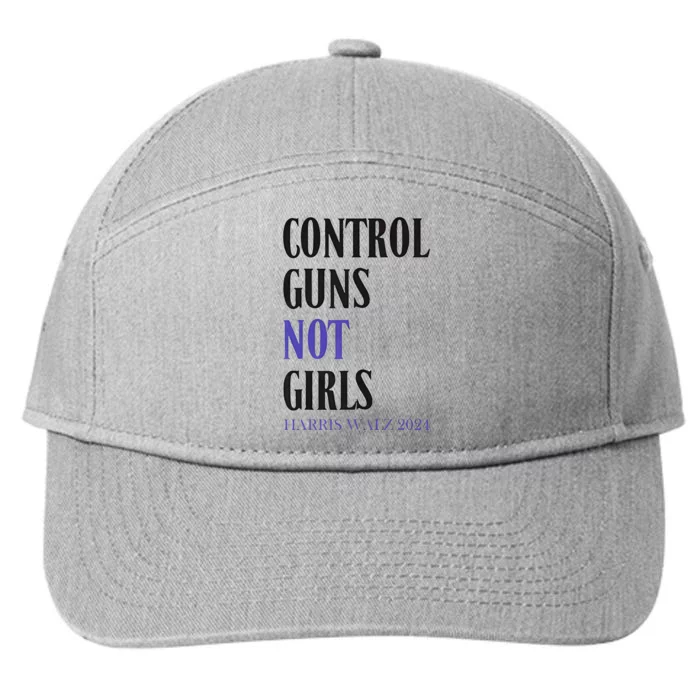 Control Guns Not Rights Harriswaltz 2024 7-Panel Snapback Hat