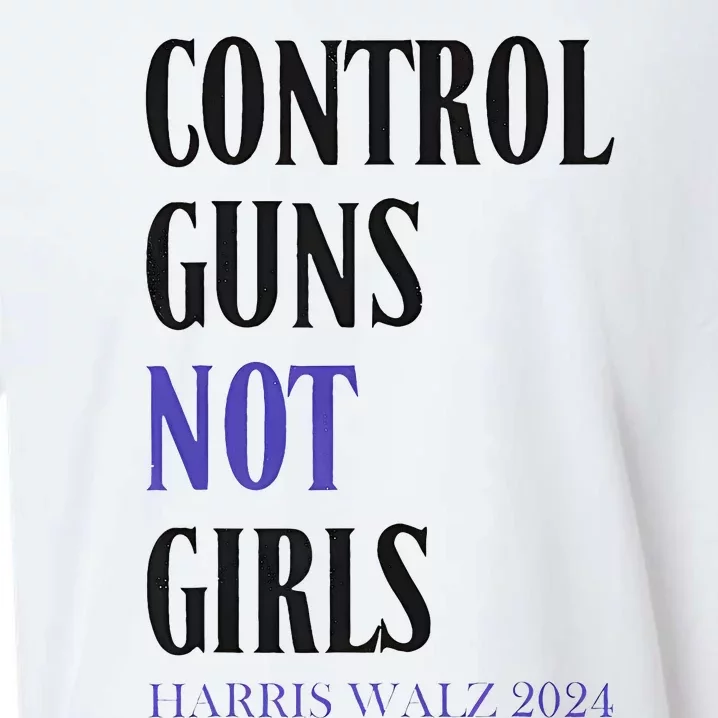 Control Guns Not Rights Harriswaltz 2024 Sueded Cloud Jersey T-Shirt