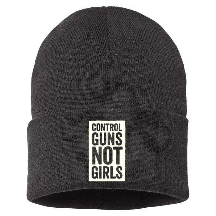 Control Guns Not Girl Sustainable Knit Beanie