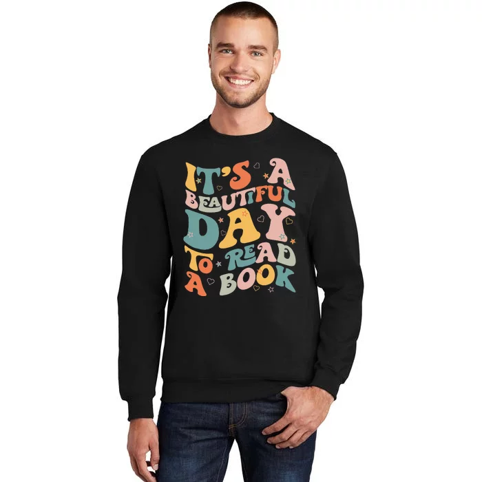 Cute Groovy National Read A Book Day Funny Book Lover Sweatshirt