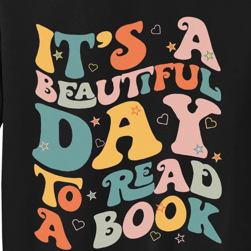 Cute Groovy National Read A Book Day Funny Book Lover Sweatshirt