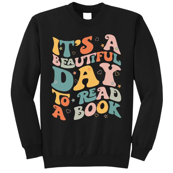 Cute Groovy National Read A Book Day Funny Book Lover Sweatshirt