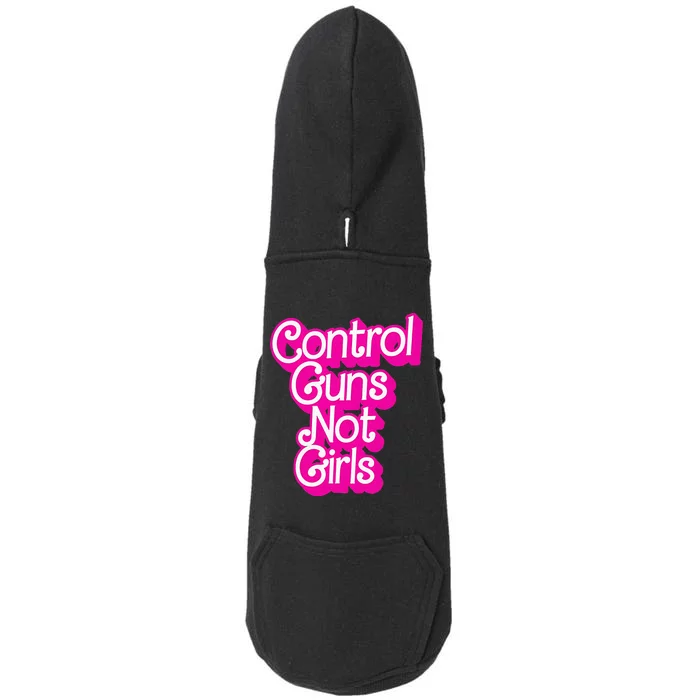 Control Guns Not Girl Rights Feminist Doggie 3-End Fleece Hoodie