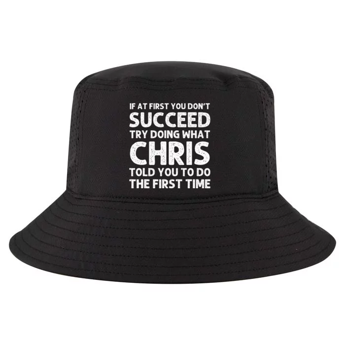 Chris Gift Name Personalized Birthday Funny Christmas Joke Cool Comfort Performance Bucket Hat