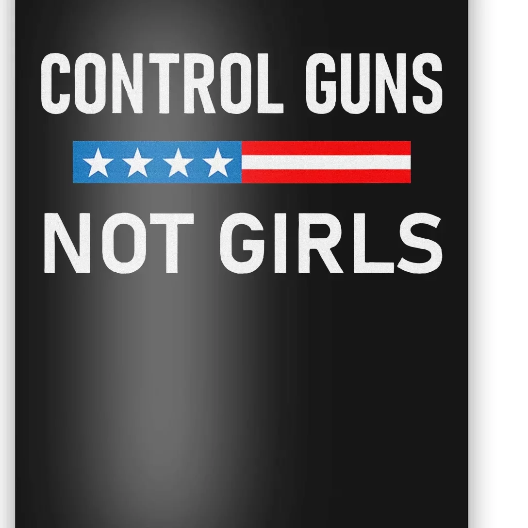 Control Guns Not Political Activism Poster