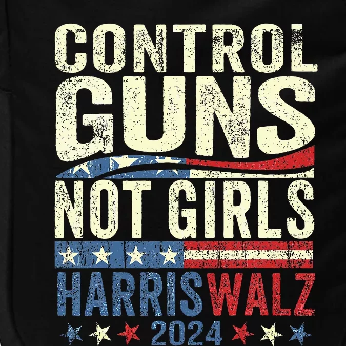 Control Guns Not Girl Rights Harriswaltz 2024 Impact Tech Backpack