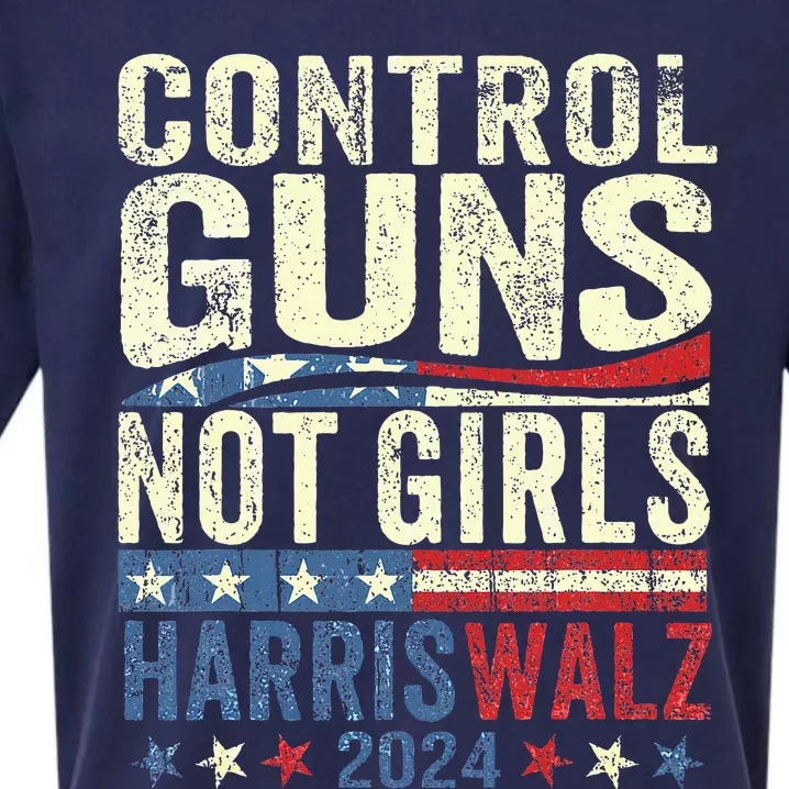 Control Guns Not Girl Rights Harriswaltz 2024 Sueded Cloud Jersey T-Shirt