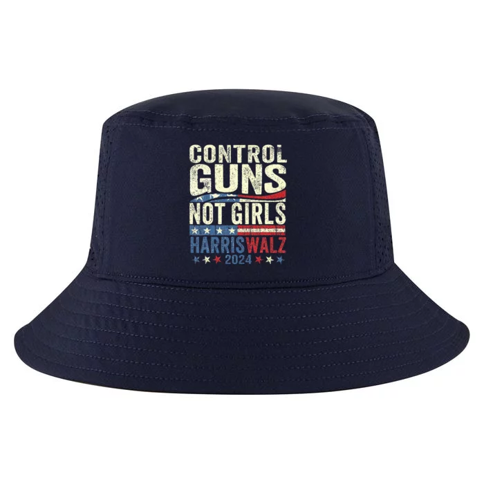 Control Guns Not Girl Rights Harriswaltz 2024 Cool Comfort Performance Bucket Hat