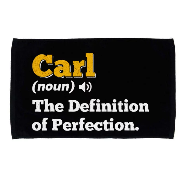 Carl Gift Name Personalized Birthday Funny Christmas Joke Microfiber Hand Towel