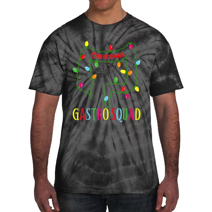 Christmas Gastro Nurse Squad Gastroenterology Doctor Vintage Tie-Dye T-Shirt