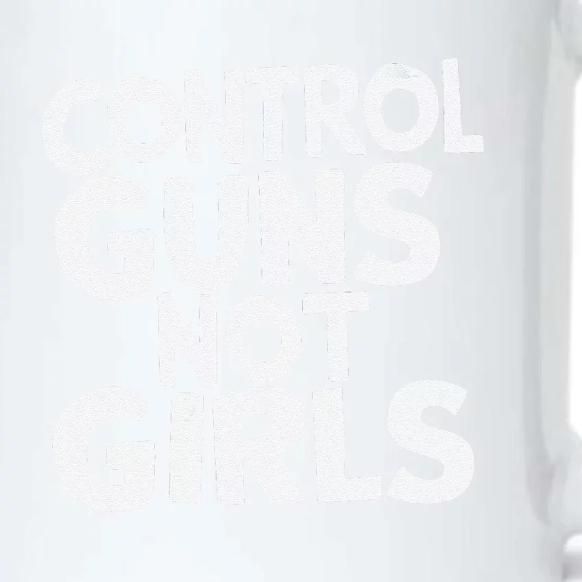 Control Guns Not Girl.S Black Color Changing Mug