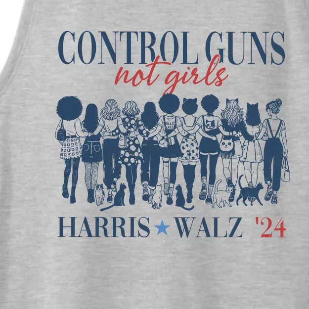 Control Guns Not Girl Ladies Tri-Blend Wicking Tank