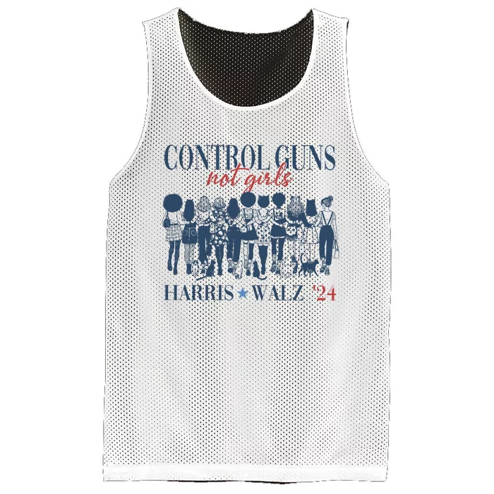 Control Guns Not Girl Mesh Reversible Basketball Jersey Tank