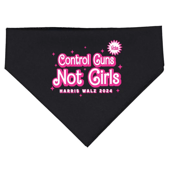 Control Guns Not Girl USA-Made Doggie Bandana