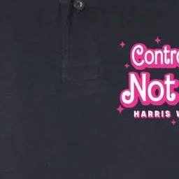 Control Guns Not Girl Softstyle Adult Sport Polo