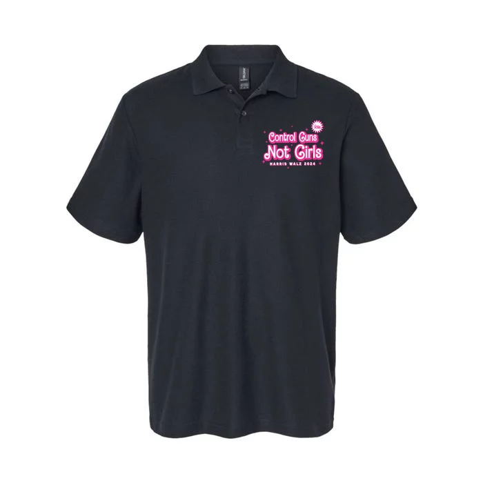 Control Guns Not Girl Softstyle Adult Sport Polo