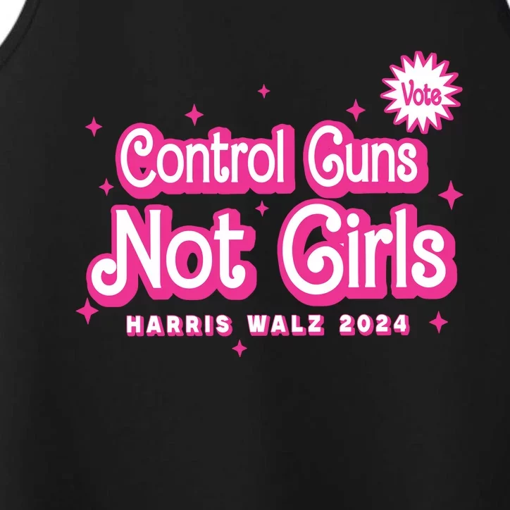 Control Guns Not Girl Performance Tank