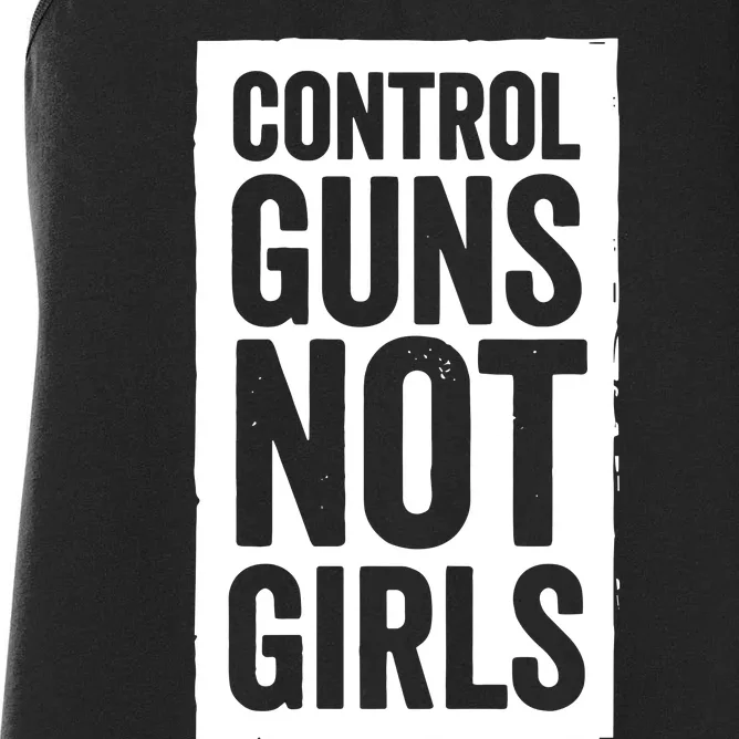 Control Guns Not Women's Racerback Tank