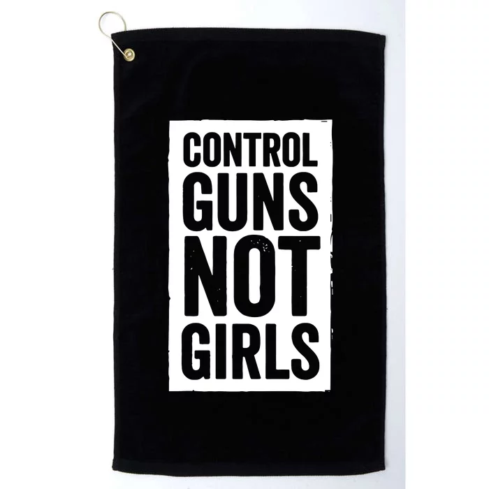 Control Guns Not Platinum Collection Golf Towel