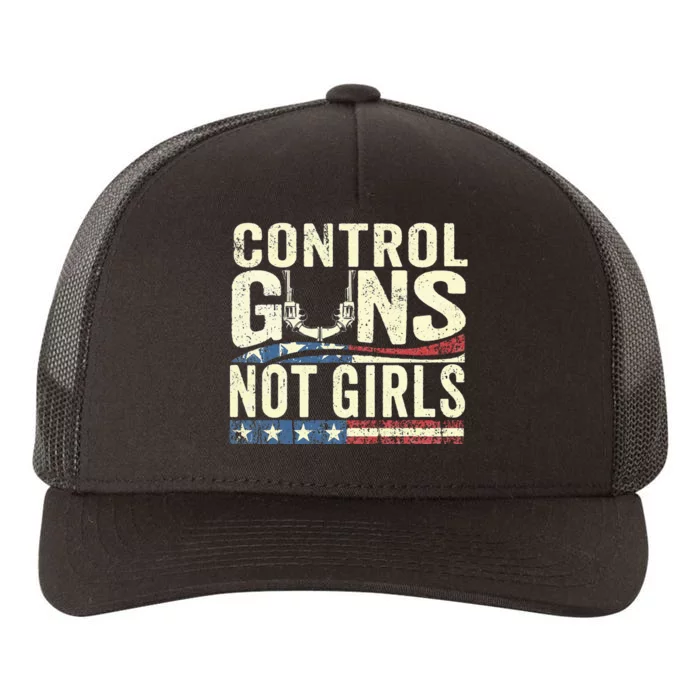 Control Guns Not Girl Election Usa Feminist Rights Yupoong Adult 5-Panel Trucker Hat