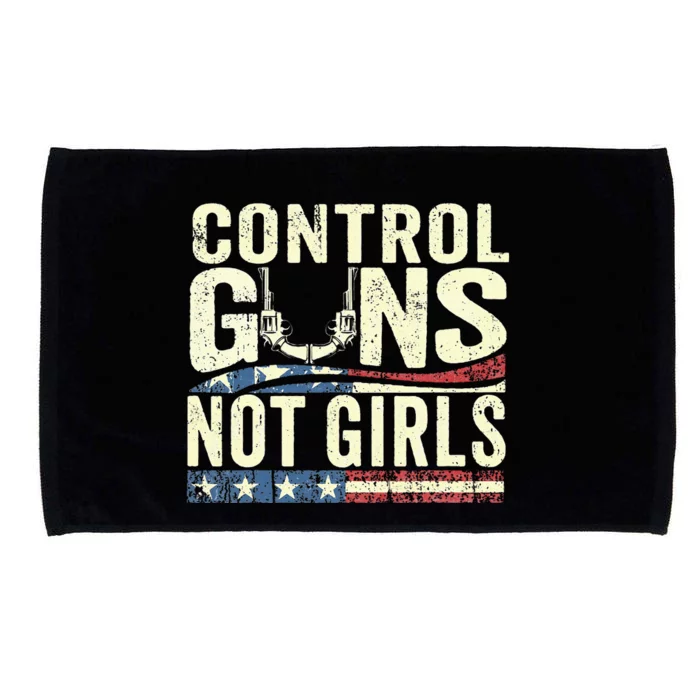 Control Guns Not Girl Election Usa Feminist Rights Microfiber Hand Towel