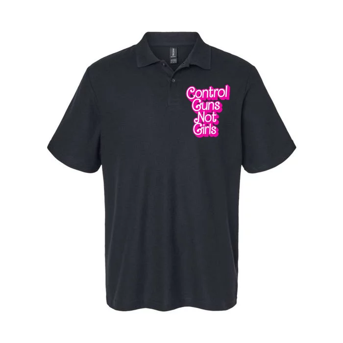 Control Guns Not Girl Rights Feminist Softstyle Adult Sport Polo