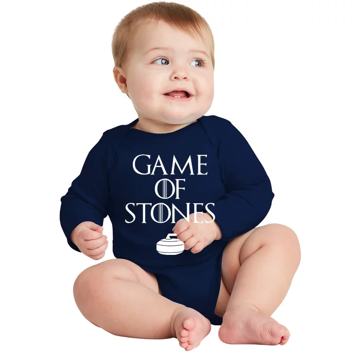 Curler Game Of Stones Curling Baby Long Sleeve Bodysuit