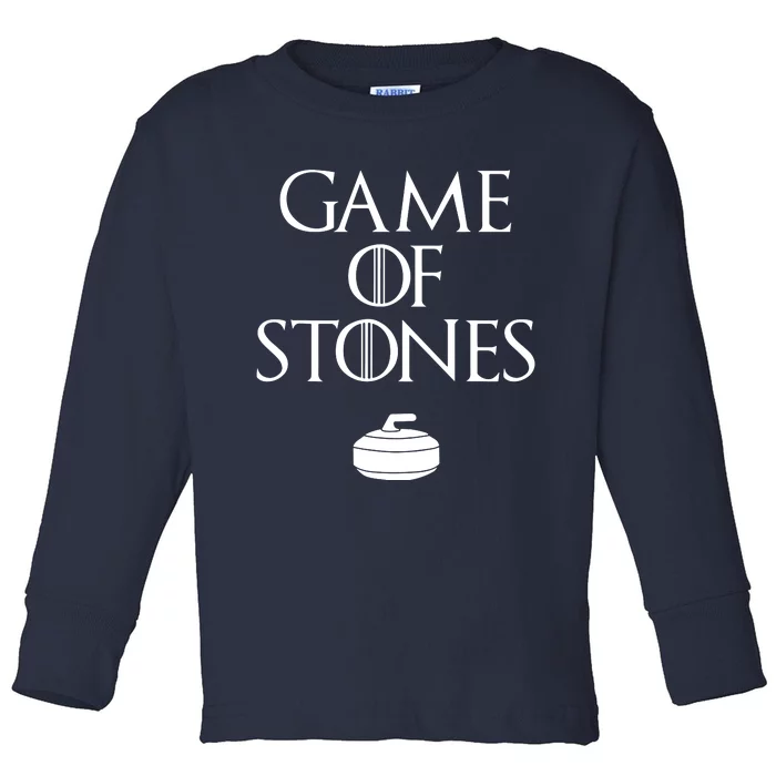 Curler Game Of Stones Curling Toddler Long Sleeve Shirt