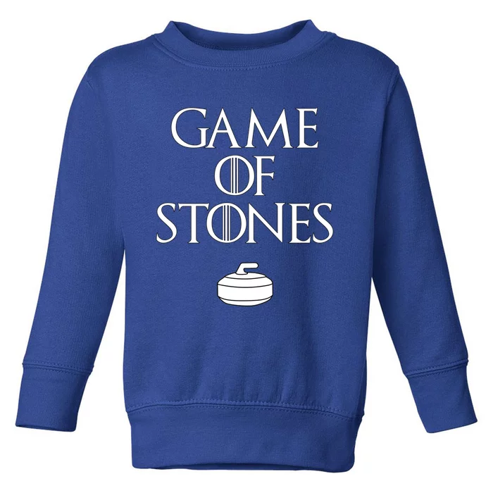 Curler Game Of Stones Curling Gift Toddler Sweatshirt