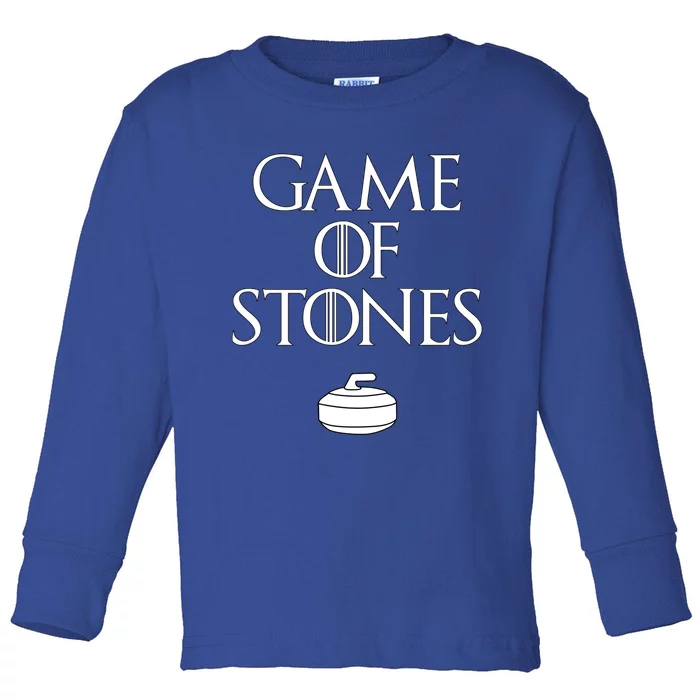 Curler Game Of Stones Curling Gift Toddler Long Sleeve Shirt