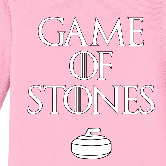 Curler Game Of Stones Curling Gift Baby Long Sleeve Bodysuit