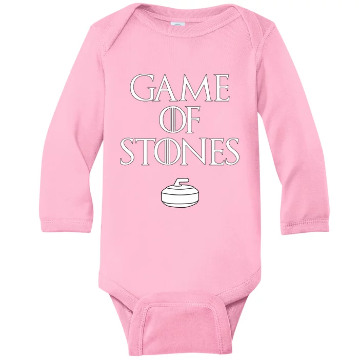 Curler Game Of Stones Curling Gift Baby Long Sleeve Bodysuit