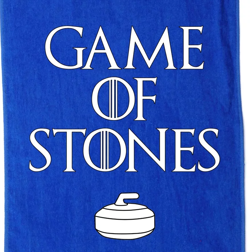 Curler Game Of Stones Curling Gift Platinum Collection Golf Towel