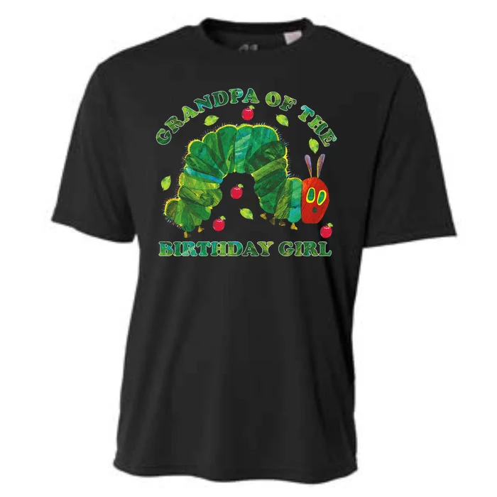 Cute Grandpa Of The Birthday Girl Hungry Caterpillar Cooling Performance Crew T-Shirt