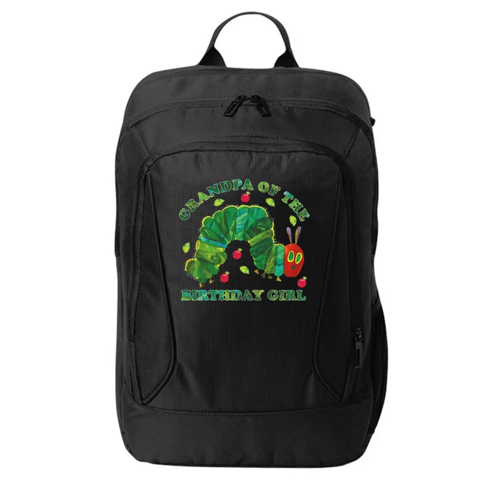 Cute Grandpa Of The Birthday Girl Hungry Caterpillar City Backpack