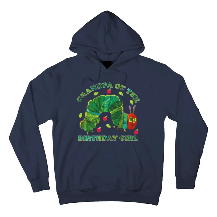 Cute Grandpa Of The Birthday Girl Hungry Caterpillar Hoodie