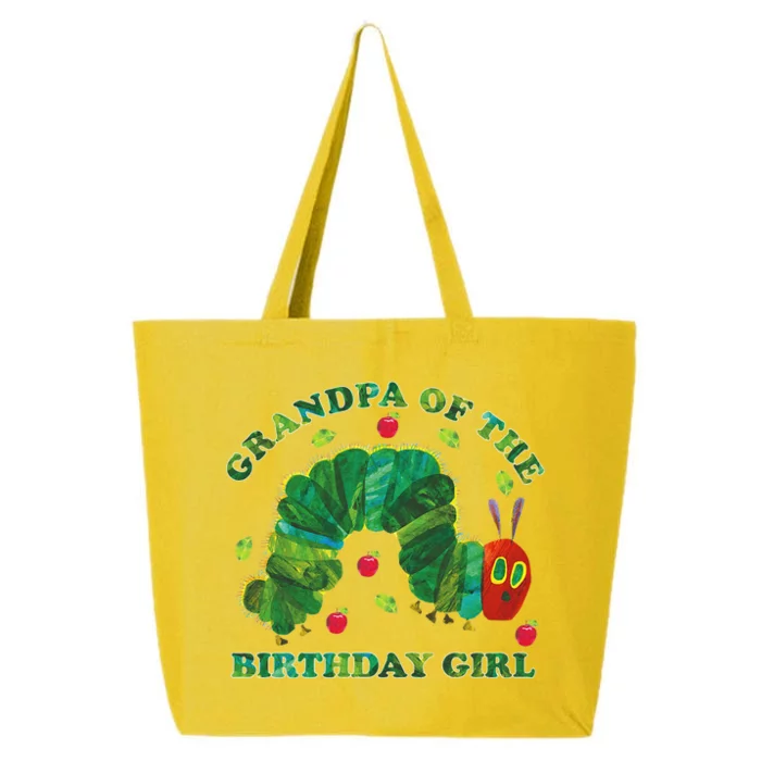 Cute Grandpa Of The Birthday Girl Hungry Caterpillar 25L Jumbo Tote